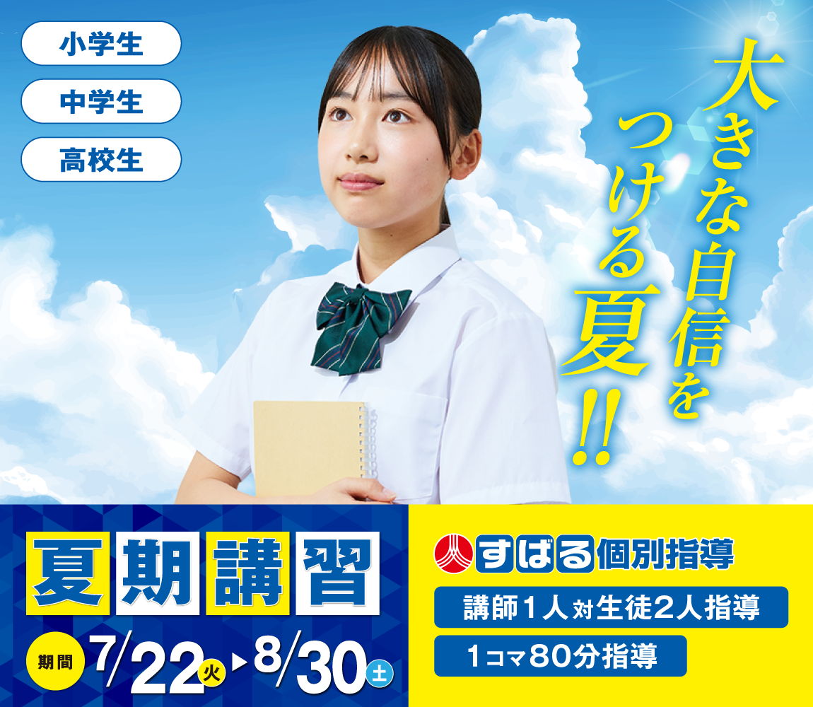 個別指導 夏期講習
