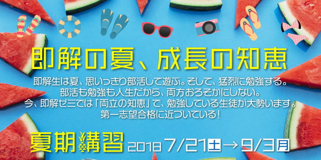 即解の夏、成長の知恵