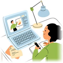 オンライン学習のイメージ