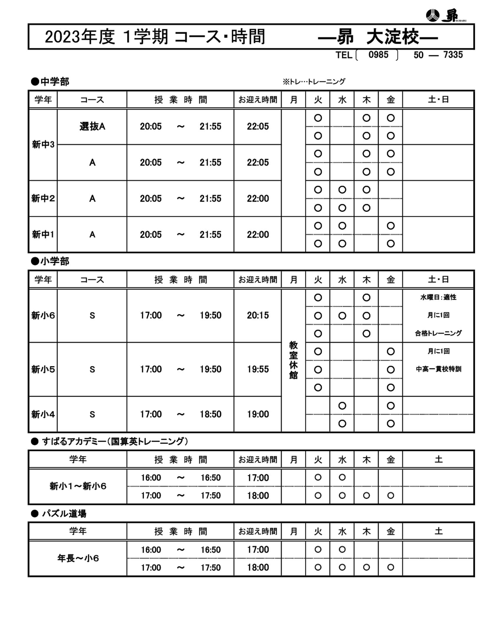 1学期