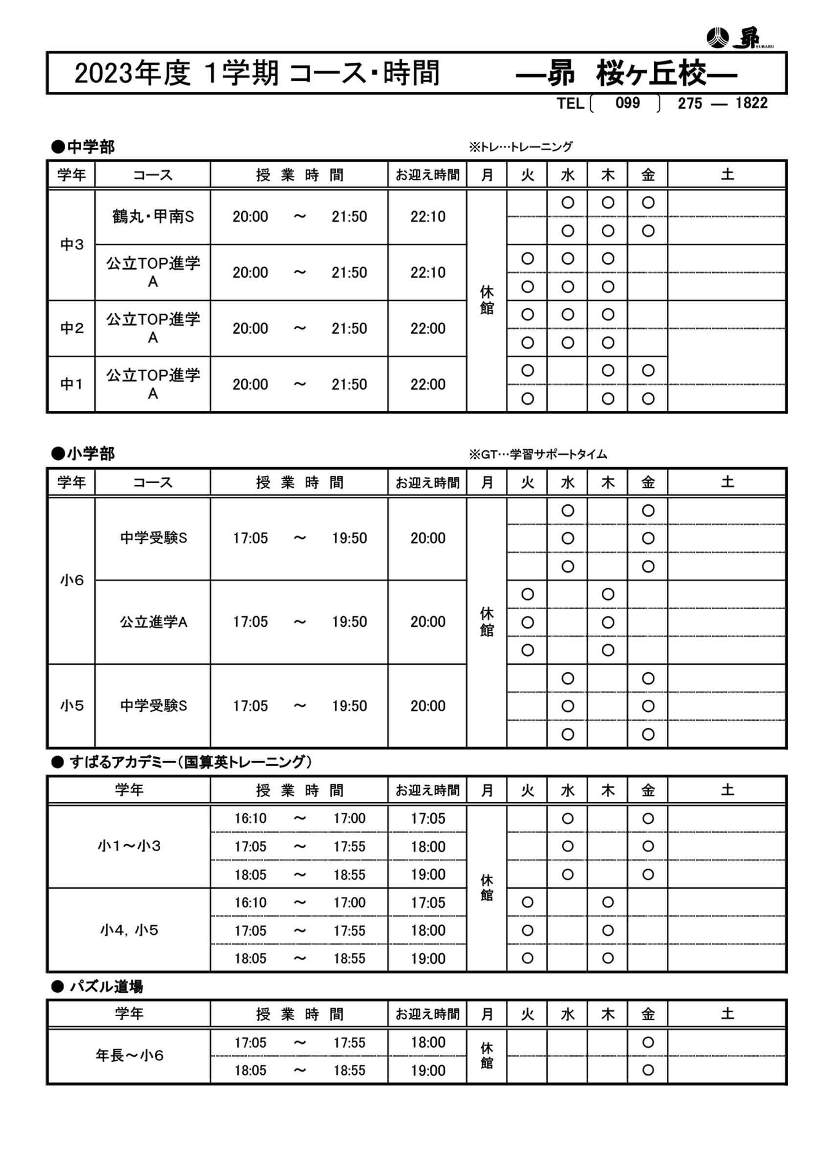 1学期