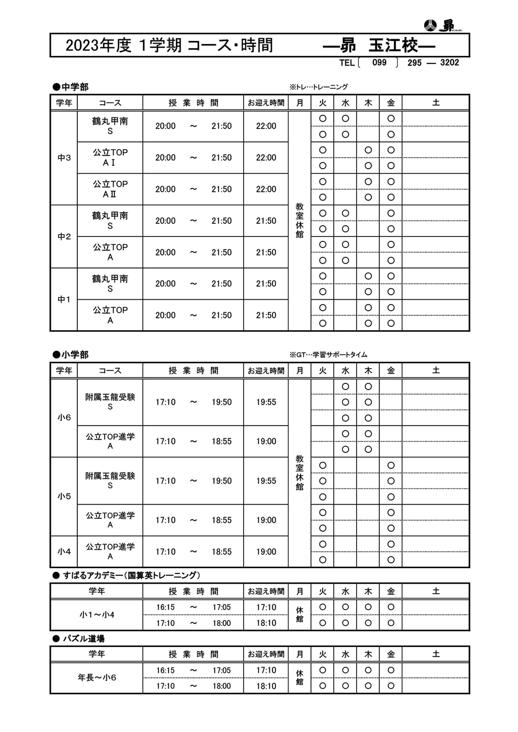 1学期