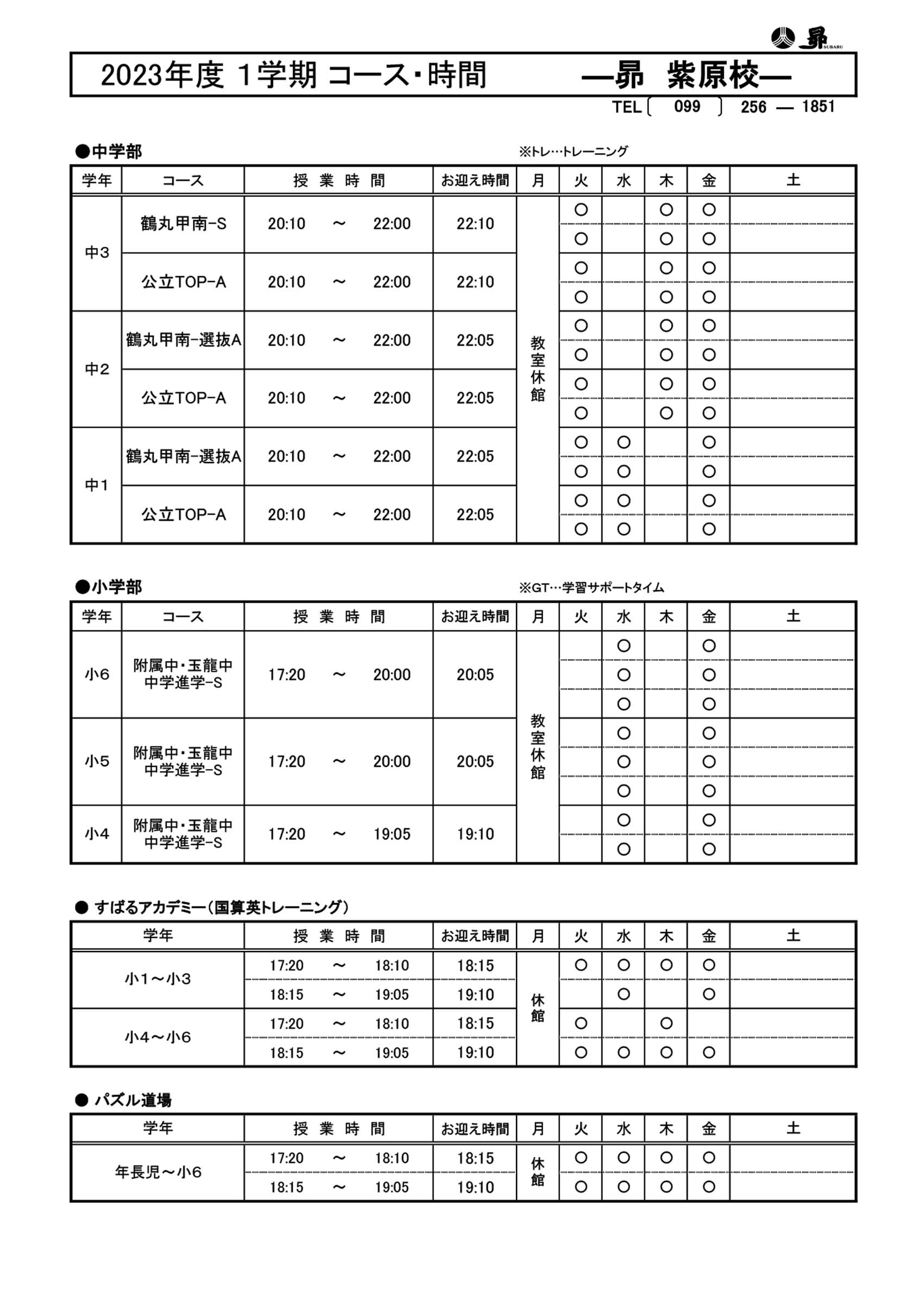 1学期