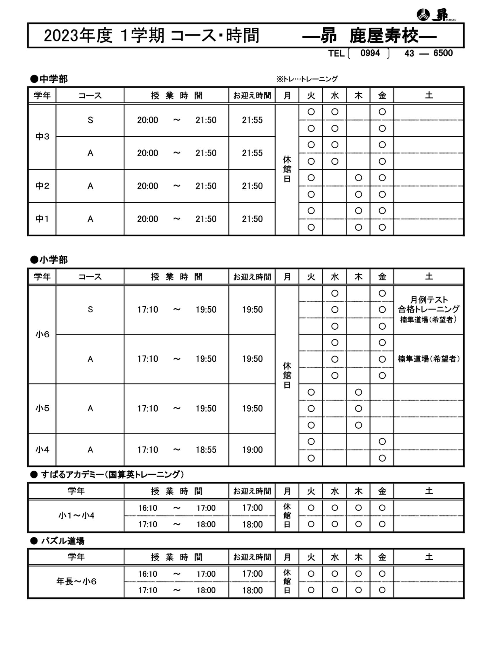 1学期